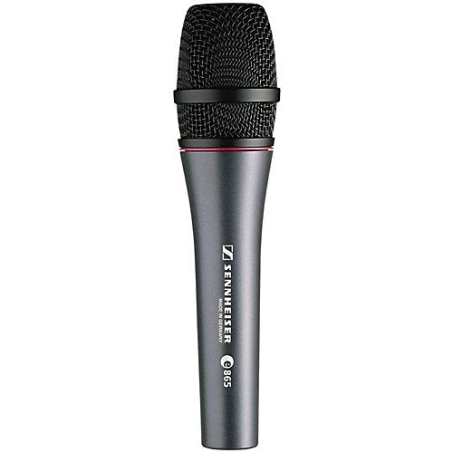 Sennheiser E865 Super-Cardioid Handheld Condenser Microphone (3-pcs) with XLR-XLR Cable (3-pcs)