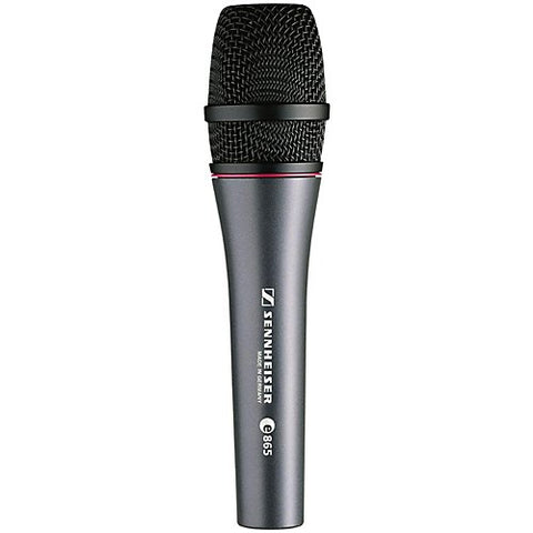 Sennheiser E865 Super-Cardioid Handheld Condenser Microphone (3-pcs) with XLR-XLR Cable (3-pcs)