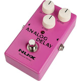 NUX Analog Delay Guitar Effect Pedal 100% analogue circuit ,warm sounding analog delay effect from the 80's