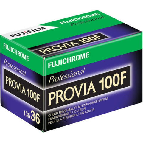 Fujifilm Fujichrome Provia 100F Color Slide Film ISO 100, 35mm, 36 Exposures