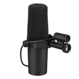 Shure SM7B Cardioid Dynamic Vocal Microphone with Rode PSA1 Boom Arm, XLR Cable & 10-Pack Straps Bundle