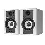 Fluid Audio F4 (Pair) - 4" Active Studio Reference Monitors, White