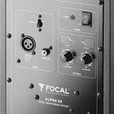 Focal Alpha 50 Active 2-Way 5" Pro Monitoring Speaker (Pair) with 2x Medium Isolation Pad & 2x XLR-XLR Cable Bundle