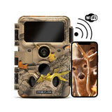 Camouflage EZ60 Wifi 4K 30MP Trail Camera with Night Vision, IP66 and Live Connection No-Glow(940NM)