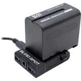 Blackmagic Design Pocket Cinema Camera 6K (Canon EF) with NP-F770 Li-Ion Battery Pack & Blind Spot Gear Power Junkie Bundle