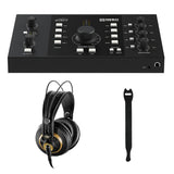 Audient Nero Desktop Monitor Controller with AKG K 240 Studio Pro Headphones & 10-Pack Touch Fastener Straps Bundle