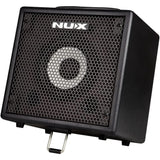 NuX Mighty Bass 50BT Digital Bass Amplifier with Bluetooth Bundle with Polsen HPC-A30-MK2 Studio Monitor Headphones, Kopul 10' Instrument Cable, and Fender 12-Pack Picks