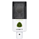 Lewitt LCT-240 Pro Condenser Microphone (White) Bundle with Pop Filter and XLR-XLR Cable