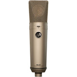 Warm Audio WA-87 Multi-Pattern Condenser Microphone (Nickel) with RF-5P-B Reflection Filter (Metal) & Tripod Mic Stand Bundle