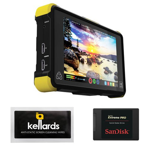 Atomos Shogun Flame 7" 4K HDMI/12-SDI Recording Monitor Bundle