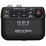 Zoom F2-BT Ultracompact Bluetooth Field Recorder (Lavalier Mic) Bundle with 32GB Memory Card & Fuzzy Windbuster