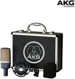 AKG C214 Pro Condenser Microphone Bundle with Audio-Technica ATH-M20x Headphones & Mic Stand