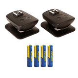 Cactus Wireless Flash Transceiver V5 Duo AAA NiMH Rechargeable Batteries (1000mAh) 4-Pack