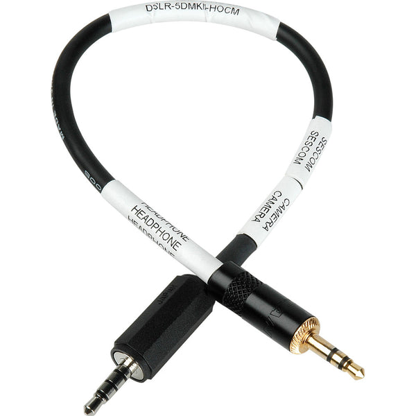 Sescom Canon 5D MkII A/V Out Headphone Cable (3.5mm TRRS/M to TRS/M)