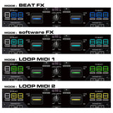 Pioneer DJ DJM-S7 2-Channel DJ Battle Mixer Bundle with Decksaver Cover for Pioneer DJM-S7 Mixer