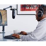 Blue Yeticaster Pro Broadcast Plus Pack Bundle with Presonus StudioOne 5 Artist DAW, iZotope RX Elements Plug-in and Groover 3 Tutorials 3-Month Subscription, Polsen Headphone & Pop Filter