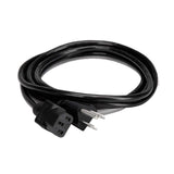 Furman D10-PFP Power Distributor with (2) Extension Cable (18 AWG, Black, 3') Bundle