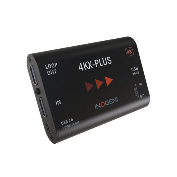 Inogeni 4KX-PLUS - Convert Ultra HD To USB 3.0 With An HDMI Loop And External Power For BYOM Applications