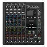 Mackie Onyx8 8-Channel Premium Analog Mixer with Multitrack USB Bundle with Gator G-MIXERBAG-1515 Mixer Bag and 3.5mm Stereo Breakout Cable