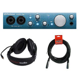 PreSonus AudioBox iTwo USB 2.0 Recording Interface with R100 Stereo Headphones and XLR Cable