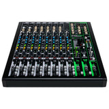 Mackie ProFX12v3 12-Channel Sound Reinforcement Mixer with Built-In FX Bundle with Gator GMC-2222 Stretchy Mixer Dust Cover, 10ft Stereo Breakout Cable, 5' Stereo Phone Cable, and XLR-XLR Cable