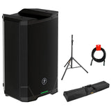 Mackie SRT210 Two-Way 10" 1600W Powered Portable PA Speaker Bundle with Auray Stand Speaker Bag, Stand & XLR Cable