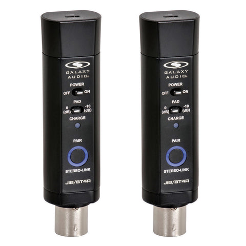 Galaxy Audio JIB/BT4RS XLR Bluetooth Receiver Set (2-Pack)