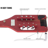 Traveler 6-String Ultra-Light, Right-Handed Acoustic Guitar (Vintage Red)