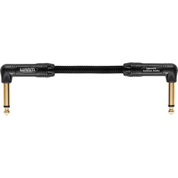 Warm Audio Premier Series Right-End to Right-End 1/4" Instrument Cable (6")