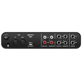 Motu M4 4x4 USB Audio Interface with MXL 770 Cardioid Microphone (Black), HPC-A30 Studio Monitor Headphones & XLR Cable Bundle