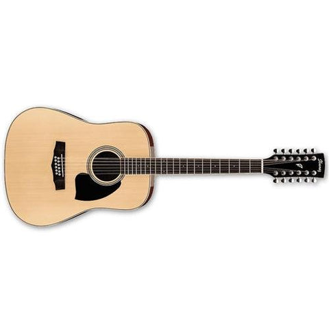 Ibanez Performance Series PF1512 Dreadnought 12-String Acoustic Guitar Natural