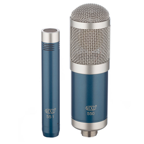 MXL 550/551R Microphone Ensemble (Blue)