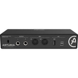 Arturia MiniFuse 2 Flexible Dual Portable USB Type-C Audio/MIDI Interface (Black) Bundle with Studio Pro Monitor Headphones and XLR-XLR Cable