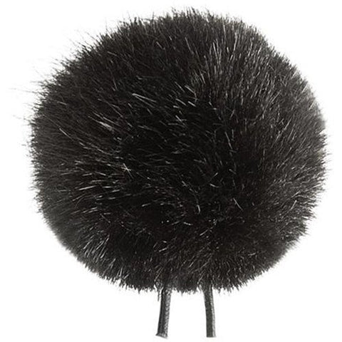 Bubblebee Industries Windbubble Miniature Imitation-Fur Windscreen (Lav Size 2, 35mm, Black)