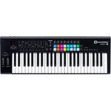 Novation Launchkey MK2 49-Key Controller with Piano-Style Sustain Pedal & Small, Keyboard Dust Cover Bundle