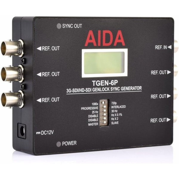 AIDA Imaging TGEN-6P 3G-SDI/HD-SDI GENLOCK Reference SYNC Generator