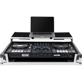 Headliner Flight Case with Laptop Platform and Wheels for RANE DJ FOUR (Silver/Black)