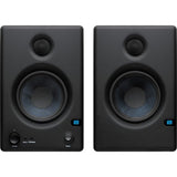 PreSonus Eris E4.5 Hi-Definition 2-Way 4.5" Nearfield Monitors (Pair) with (2) Isolation Pad for Studio Monitor & 10-Feet Instrument Cable, 6mm Woven Kit