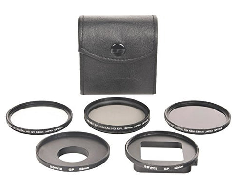 Bower 6 Piece Filter Kit for GoPro HERO3+/4