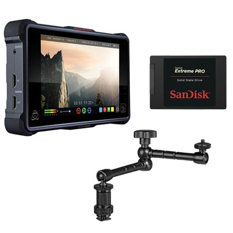 Atomos Ninja Inferno 7 In. 4K HDMI Recording Monitor Bundle