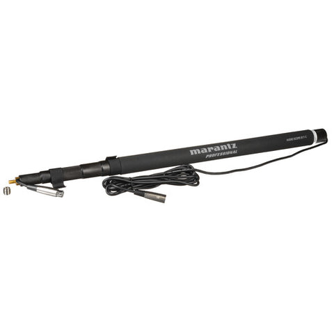 Marantz Professional Audio Scope B11-C | 11-foot Metal Microphone Boom Pole with Foam Grip & Integral XLR Cable