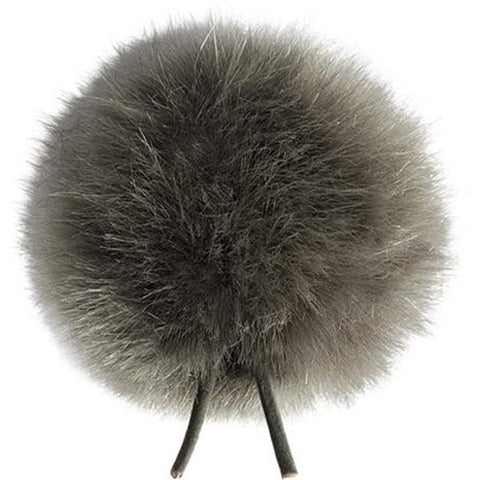 Bubblebee Industries Windbubble Miniature Imitation-Fur Windscreen (Lav Size 2, 35mm, Grey)