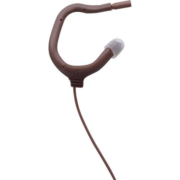 Point Source Audio EO-8WLh-XSE EMBRACE OMNIDIRECTIONAL Earmount High Sensitivity Lavalier Microphone (Brown) for Sennheiser