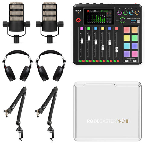 RØDECaster Pro II 2-Person Bundle