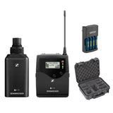 Sennheiser EW 500 BOOM G4 Camera-Mount Wireless Plug-On Mic System with No Mic (GW1: 558 to 608 MHz) Bundle with SKB iSeries Waterproof Case and Rapid Charger