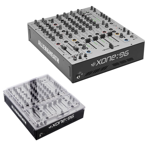 Allen & Heath XONE:96 Professional 6-Channel Analog DJ Mixer with XONE:96 Cover Bundle