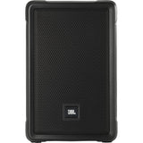 JBL IRX108BT Compact Powered 8" Portable Speaker, Bluetooth (Pair) Bundle with 2x Speaker Stand, 2x XLR Cable & Stand Bag