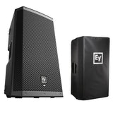 Electro-Voice ZLX-12BT 12" 1000W Bluetooth Powered Loudspeaker Bundle with Electro-Voice ZLX-12-CVR Padded Cover