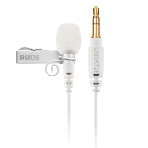 Rode Lavalier GO Omnidirectional Lavalier Microphone for Wireless GO Systems (White)