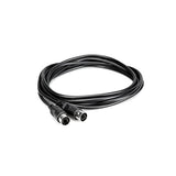Arturia KeyStep Limited Black Edition 430202 Bundle with Hosa Mid-310 Black 10 ft. Midi cable and Rip Tie 10-Pack Touch Fastener Straps